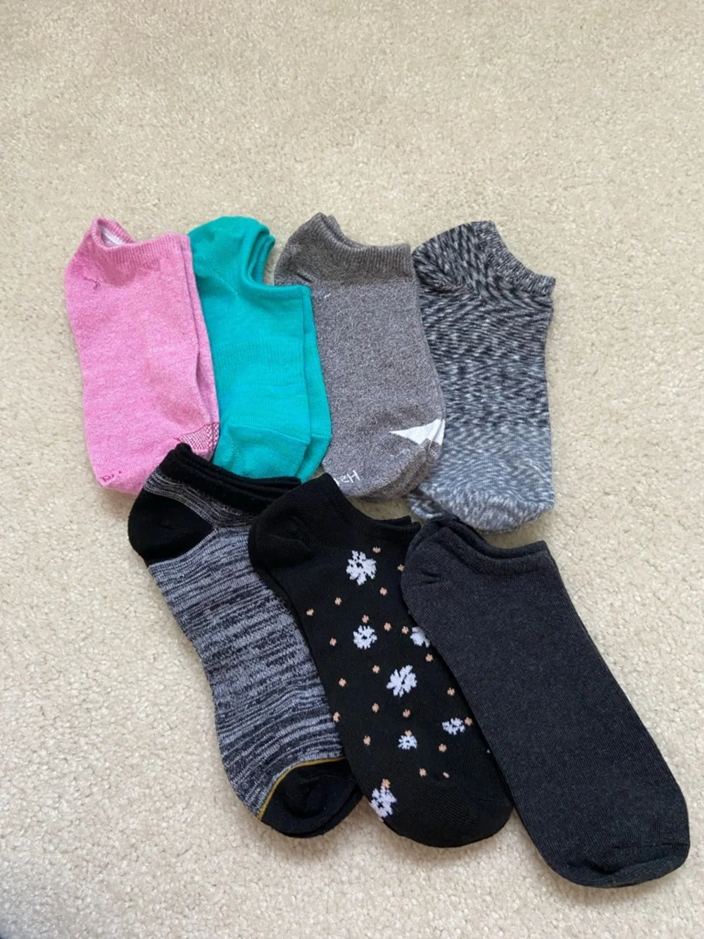 NWOT 7 Pairs No-Show / Low-Cut Socks Bundle – Athletic & Casual Mix